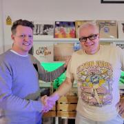 Mark Northey of Boiler Room Records and Paul Smith of Vinyl Collectors and Sellers.