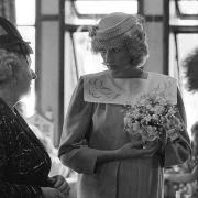 The Princess of Wales at the opening of the Douglas Arter Centre in 1984.