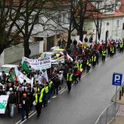 Polish farmers are protesting over government failure to address their demands.
