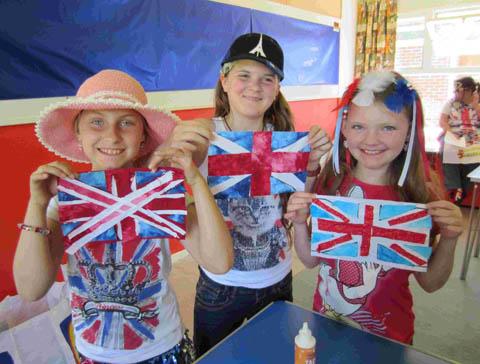 The Girlguiding Salisbury Plain Division celebrated the Jubilee by making royal-themed crafts.