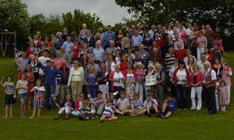 Villagers enjoyed a Jubilee quiz, music from a local band and a photographic exhibition as part of Newton Tony's celebrations.
