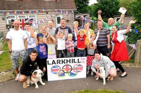 Larkhill had an Olympic themed Jubilee party. DC1645