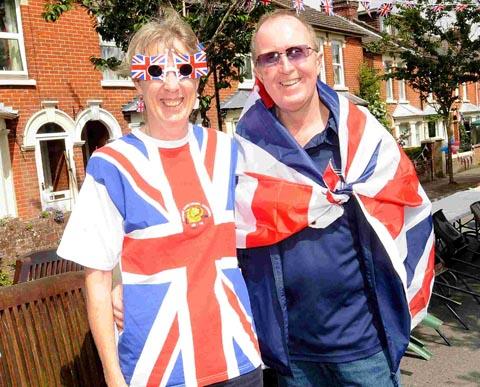 Wendy and Barry Bowers at the St Andrews Road celebrations. DC1666P1