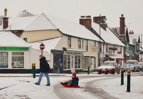 That's one way to get around Amesbury. Taken by Steve Kemp.
