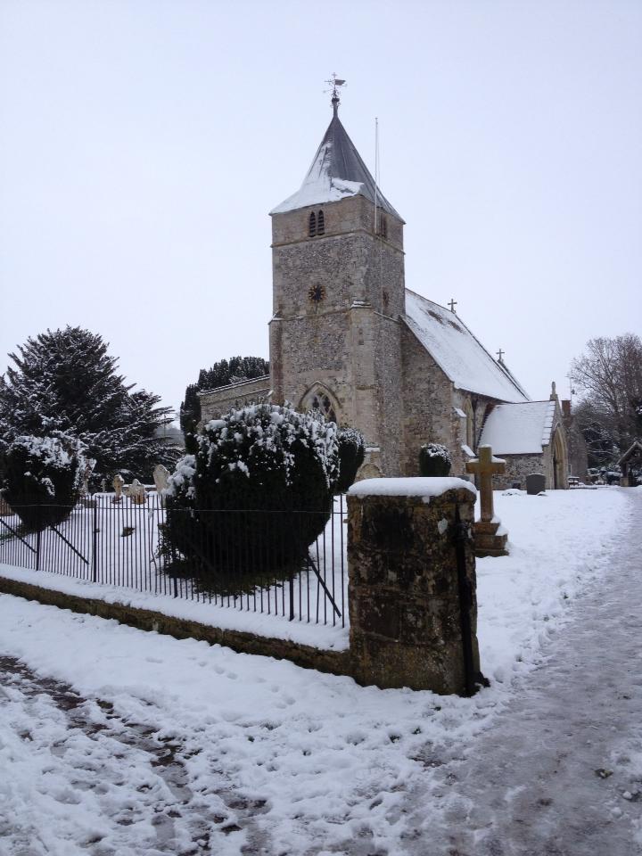 Steve Hannon's picture of St Mary's Church in Steeple Langford.