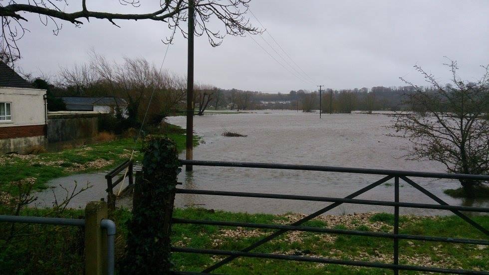 Flooding in Amesbury by Matthew Dumpleton