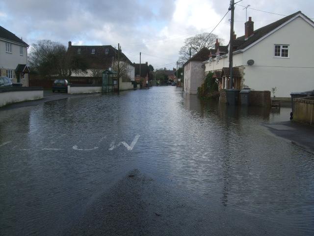 Flooding in Codford, taken by Romy Wyeth