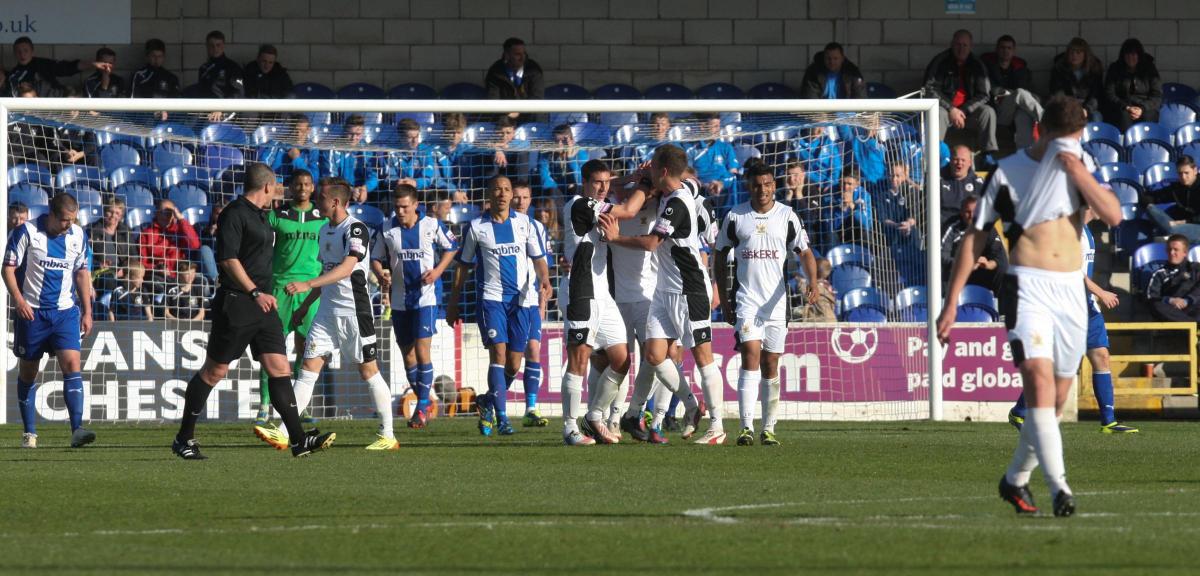 Jamie White's late leveller gives Salisbury a point at relegated Chester FC.