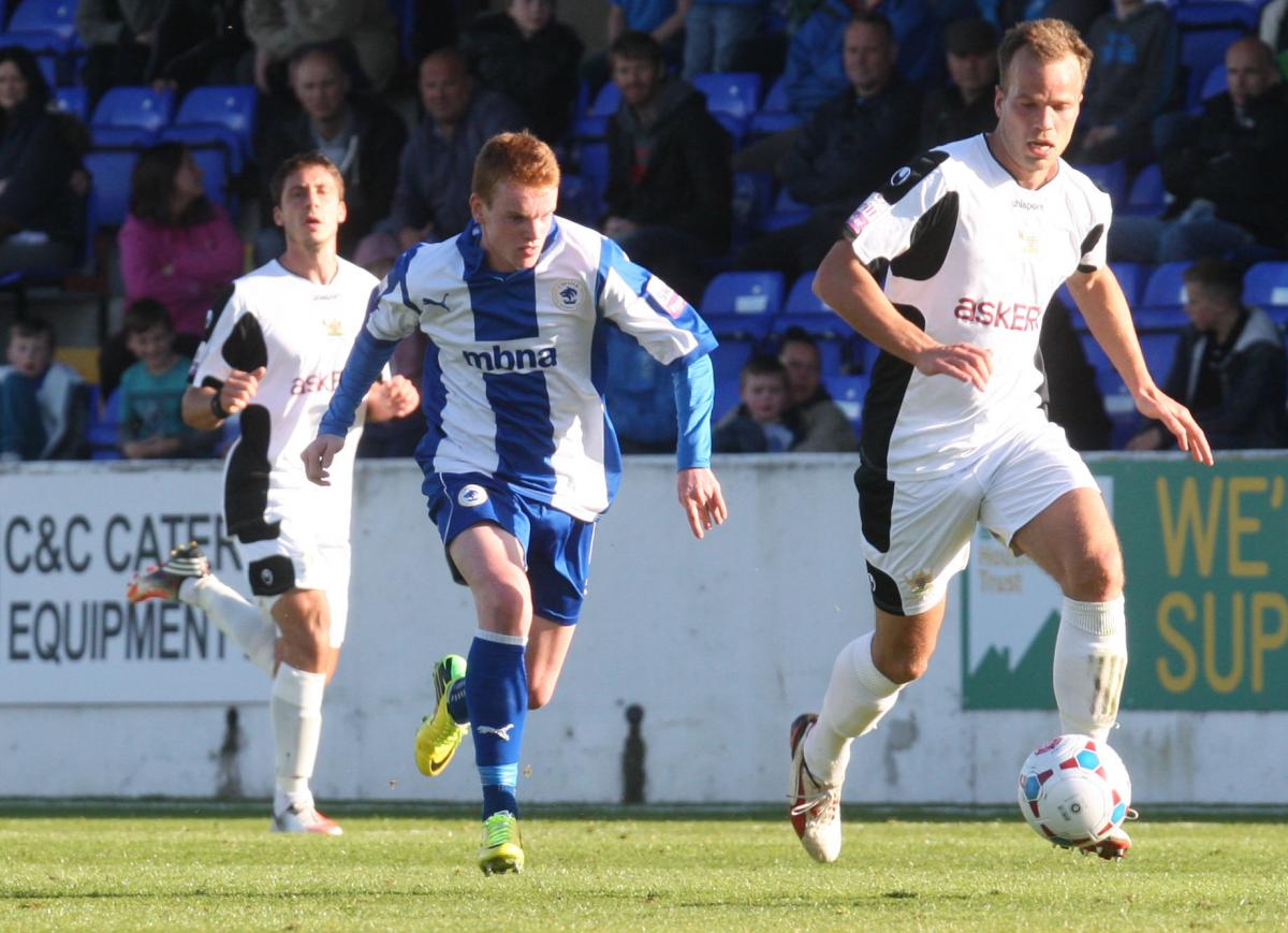 Jamie White's late leveller gives Salisbury a point at relegated Chester FC.