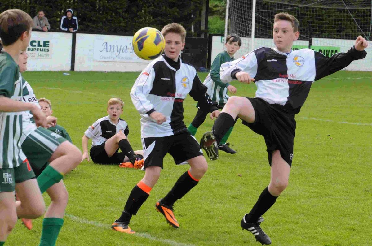 Match action from South Wilts Youth and Minor Cup Finals Day at Bemerton Heath Harlequins 