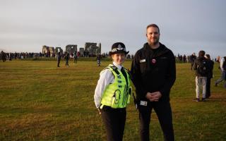 Chief Constable Catherine Roper attended her first Summer Solstice at Stonehenge on Tuesday evening.