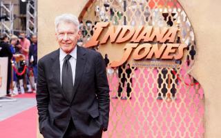 Harrison Ford arrives for the UK premiere of Indiana Jones and the Dial of Destiny at Cineworld Leicester Square in London.