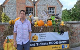 Richard Parsons is excited to welcome people to his pumpkin patch.