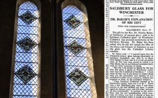 Historic Glass Row between Two Cathedrals