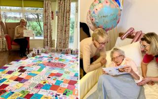 Woman celebrates 103rd birthday at Downton care home