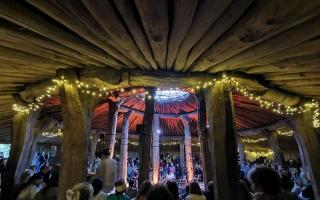 Jaminaround, held in the 250-person amphitheatre inspired by an iron age roundhouse, celebrates its 20th anniversary this year.