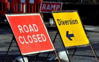 Parsonage Park Road in Fordingbridge has been closed due to a burst water main.