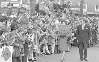 The Queen made a royal visit to Salisbury on Thursday, April 11, 1974.