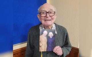 George Harmer celebrates his 100th birthday