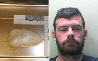 Andrew Patrick Borland has been jailed for trying to smuggle cocaine into Jersey.