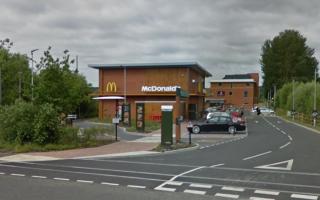 A woman was caught drink driving at McDonald's.