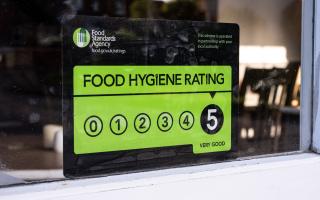 Twelve Salisbury-area businesses received five-out-of-five food hygiene ratings in April.