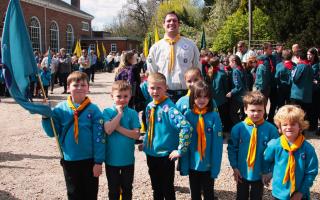 PICTURES: Scouts celebrate St George's Day with parade in WIlton