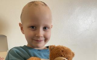 Seven year-old girl with Alopecia awarded special 'Little Troopers' medal