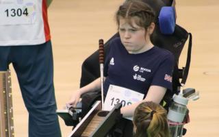 Sally Kidson, 19, of Salisbury, won the gold for Great Britain  at the paralympic boccia qualifying tournament in Portugal, alongside her teammate, Will Arnott of Reading.