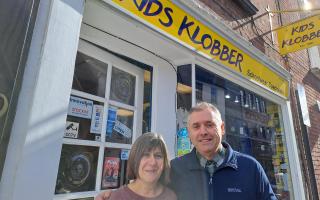 Tracey and Martin Bunn opened Kids Klobber 30 years ago.