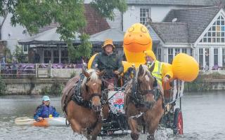 The Fordingbridge Rotary Club raise more than £7.5k in this year's annual duck race. All pictures by Claire Sheppard / Bramble and Beach Photography