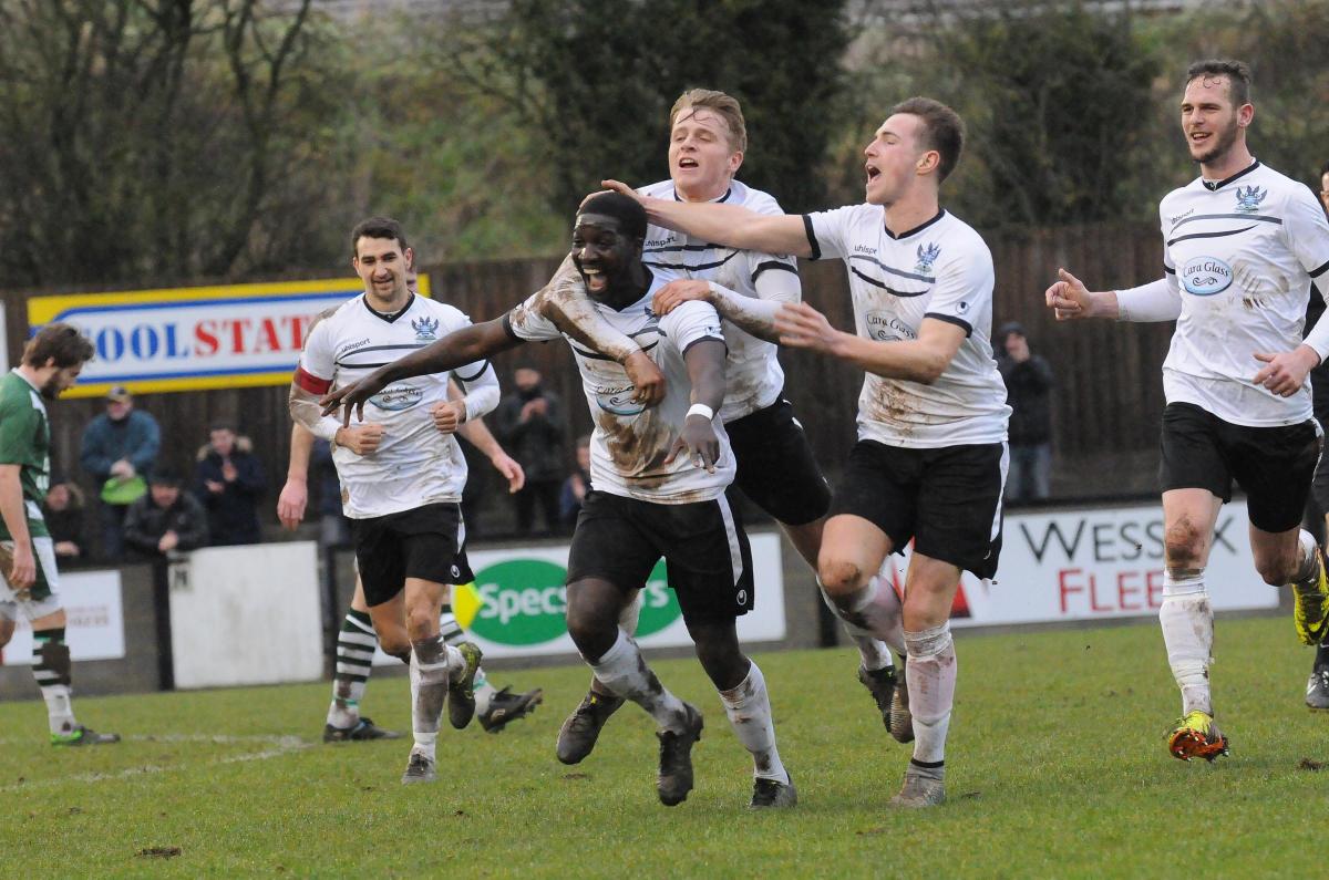 Salisbury hit Ashford for three to book their place in the semi-final of the FA Vase